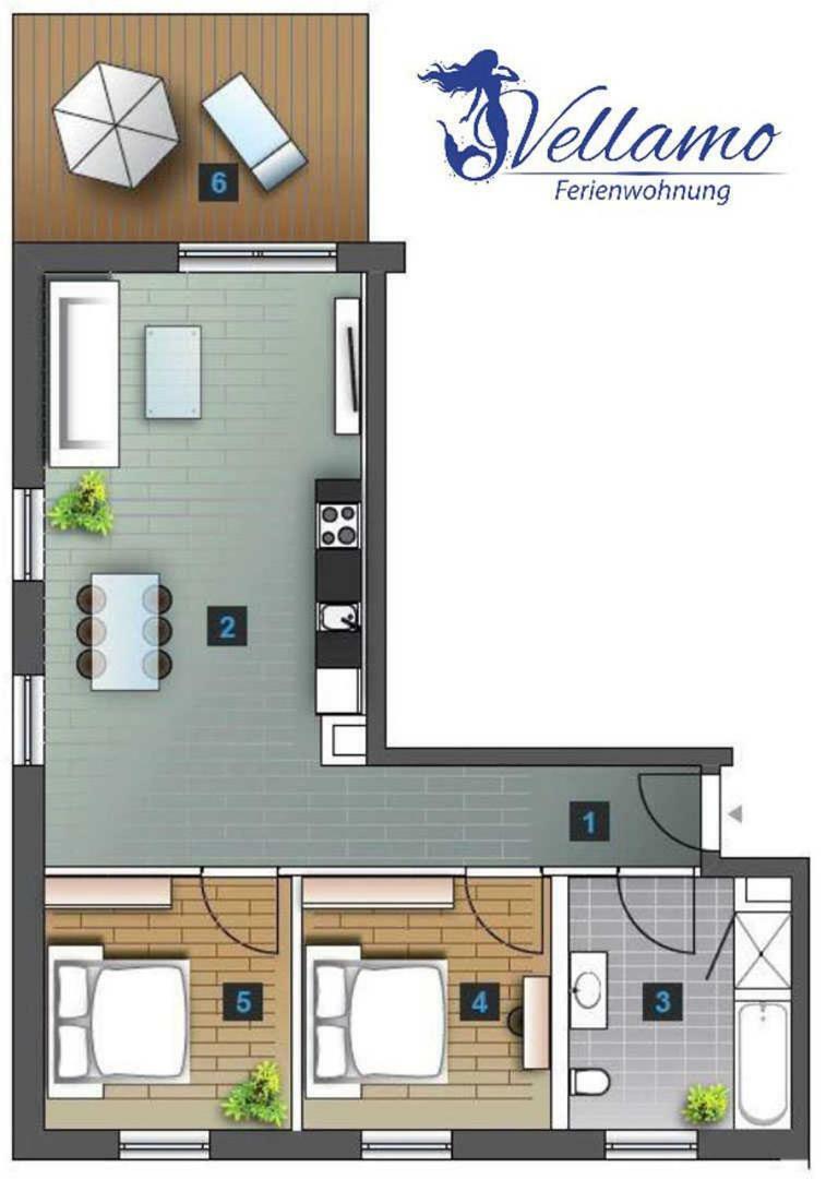 Ferienwohnung Vellamo Rerik Exterior foto